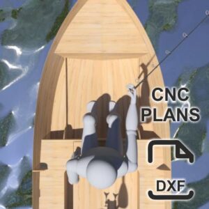 265 cm x 140 cm – Perahu Listrik – Rencana CNC