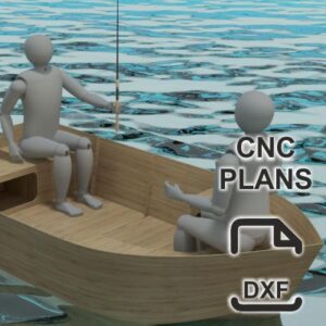 340 cm x 160 cm – Perahu Listrik – Rencana CNC