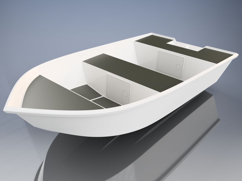 Planovi pomoćnog skifa od šperploče od 10 STOPA (3,0 m).